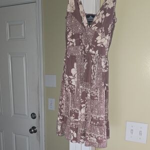 Floral V-Neck Dress